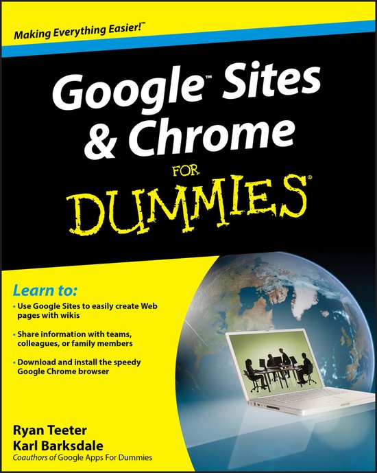 Google Sites & Chrome For Dummies - cover
