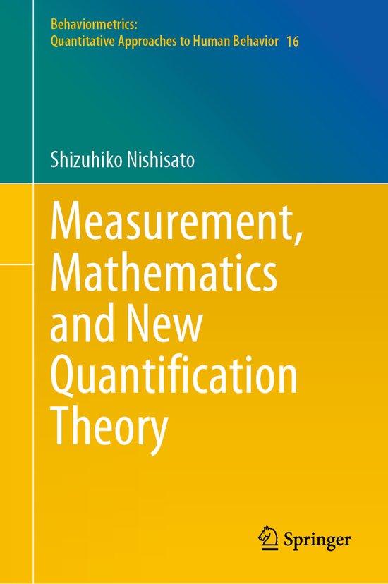 Behaviormetrics: Quantitative Approaches to Human Behavior16 ... - cover