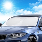 zonnewering voor autovoorruit, autovoorruit zonnescherm, opvouwbaar zonnescherm voor voorruit, blokkeert UV-stralen, zonneklep, zonnebescherming, zonnereflector voor SUV, vrachtwagen, om voertuig koeler te houden (160 x 86 cm)