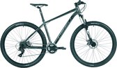 Mountainbike BLITZ - Met 24 versnellingen - 29 inch wielmaat - Herenfiets - Racefiets - Stadsfiets - Framemaat 45cm - Zwart/grijs