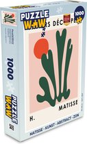 Puzzel Matisse - Kunst - Abstract - Zon - Legpuzzel - Puzzel 1000 stukjes volwassenen