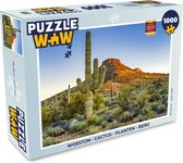 Puzzel Woestijn - Cactus - Planten - Berg - Legpuzzel - Puzzel 1000 stukjes volwassenen