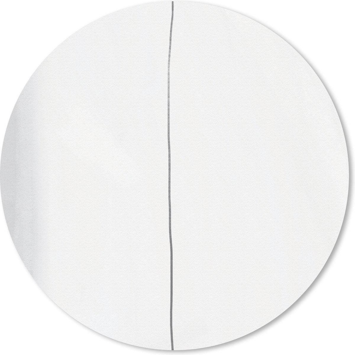 Muismat rond 30x30 cm - Mousepad Abstract - Lijn - Design - Taupe - Ronde muismatten