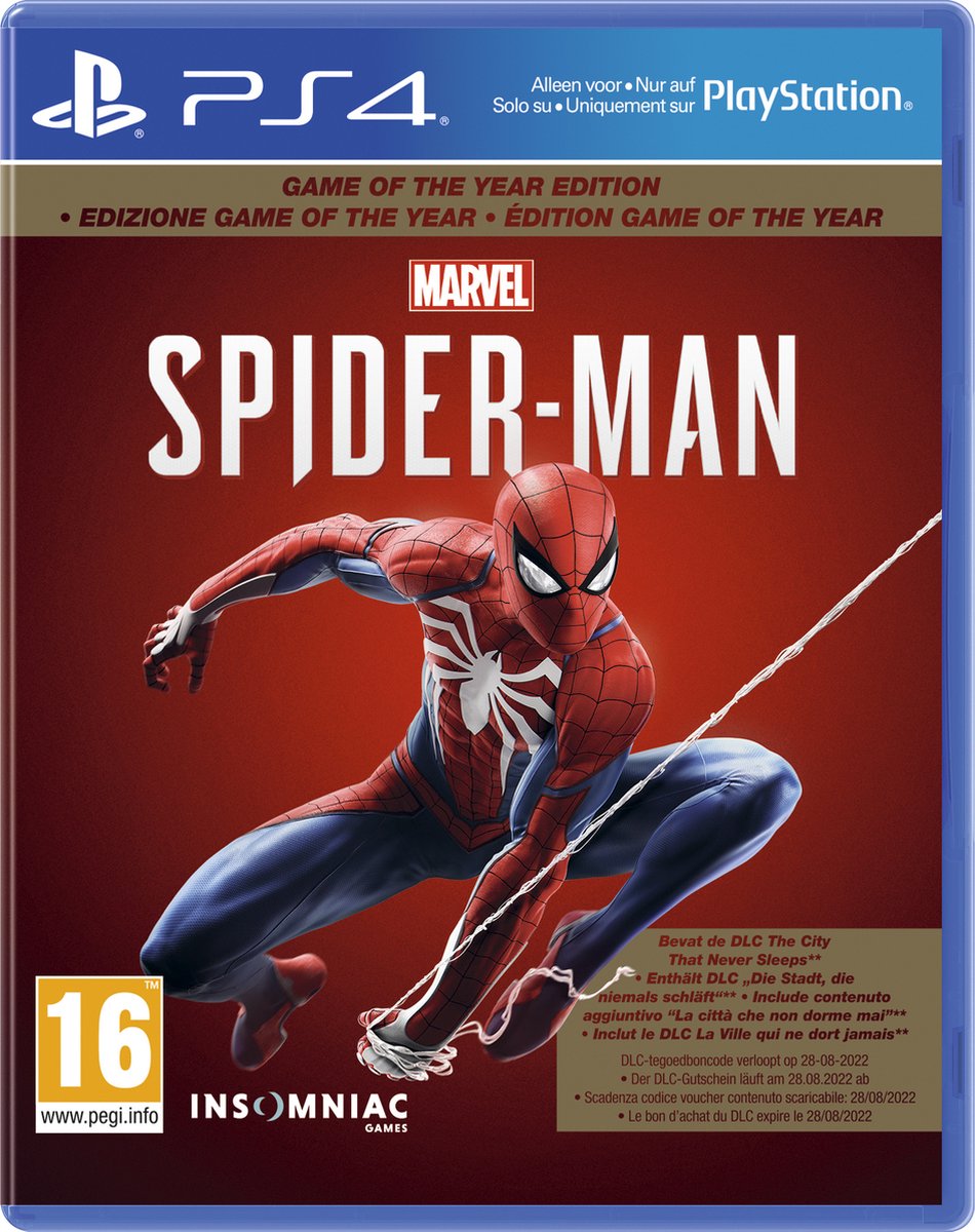 Marvel's Spider-Man - Game of the Year edition - PS4 - Sony Playstation