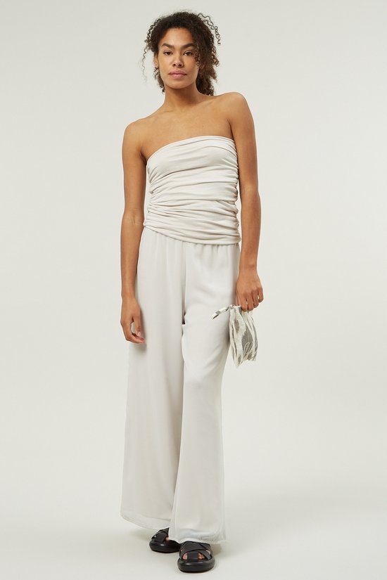10 Days Broek Jumpsuit Chiffon 20 080 3202 1078 Light Safari Dames Maat L bol