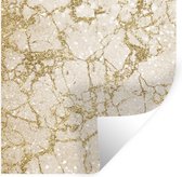 Stickers Stickers muraux - Marbre - Goud - Glitter - 80x80 cm - Feuille adhésive