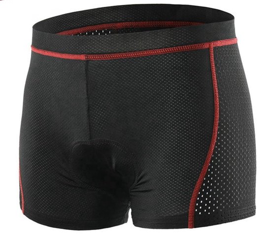 Fietsonderbroek Dames Heren Met zeem - Unisex - Fietsondergoed Heren Met zeem - Fietsondergoed Dames zeem - Racefiets Accessoires Kleding - Wielrennen Broek - Fietsen - Unisex - L (taille 76-86 cm) van Merkloos — afbeelding 4