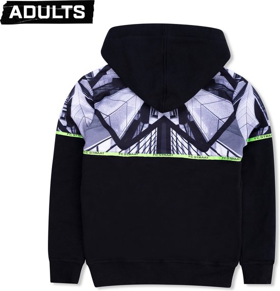 Touzani - Hoodie - Angora Hoodie Adultes Noir (M)