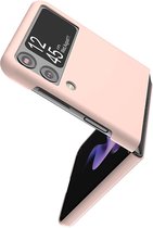 Hoesje geschikt voor Samsung Galaxy Z Flip 4 - Back Cover Case SoftTouch Roze