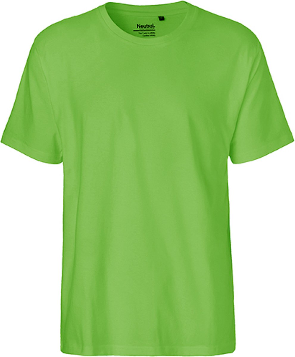 Fairtrade Men's Classic T-Shirt met korte mouwen Lime - L