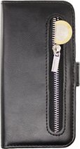 Samsung Galaxy S10E Rico Vitello Rits Wallet case/book case/hoesje kleur Zwart
