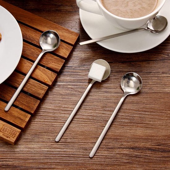 8 mini cuillères expresso 10cm petite cuillère à café dessert