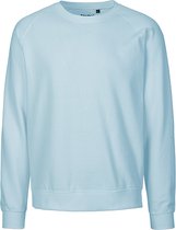 Fairtrade unisex sweater met ronde hals Light Blue - XS