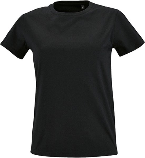 fittertogether T-shirt katoen basic model zwart