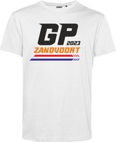T-shirt Pijl GP Zandvoort 2023 | Formule 1 fan | Max Verstappen / Red Bull racing supporter | Wit | maat XXL