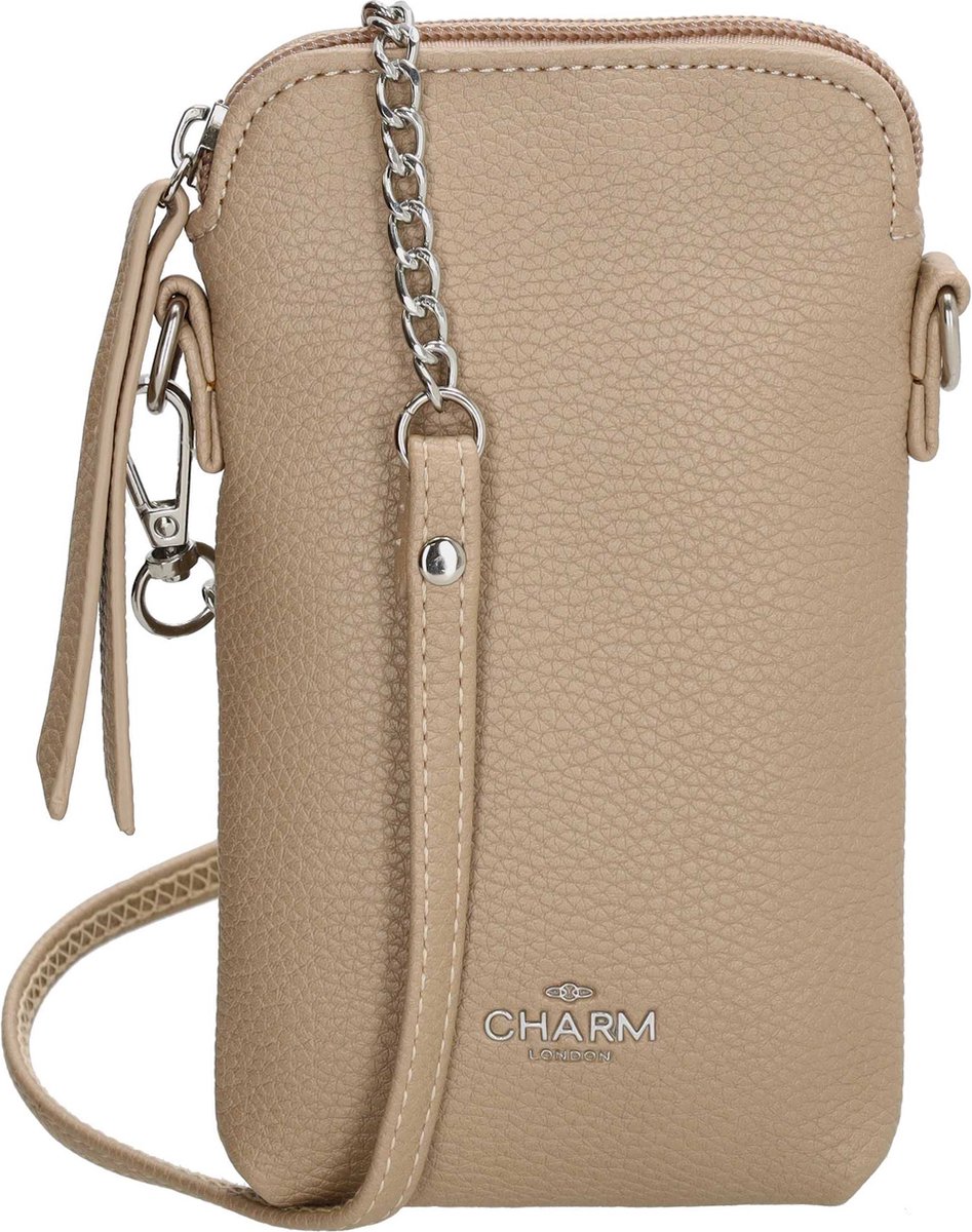 Charm London Stratford Telefoontasje - Taupe