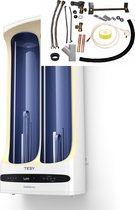 Chauffe-eau électrique Tesy Bellislimo avec élément chauffant sec 80 L, kit de montage inclus pour chaudières verticales