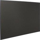 Edel Steel Keuken achterwand zwart 90x70 - EdelBlack