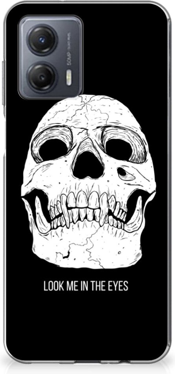 Silicone Back Case Motorola Moto G53 Skull Eyes