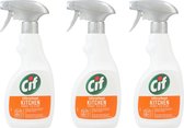 Cif Spray Cuisine - Ultrarapide - 3 x 500 ml