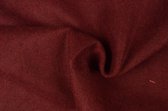 30 meter wol stof op rol - Bordeaux rood - 78% Polyester / 22% Wol