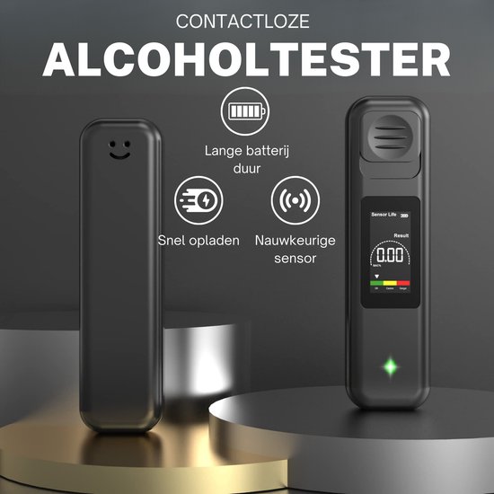 HealthCrystal Professionele en Draagbare Alcoholtester