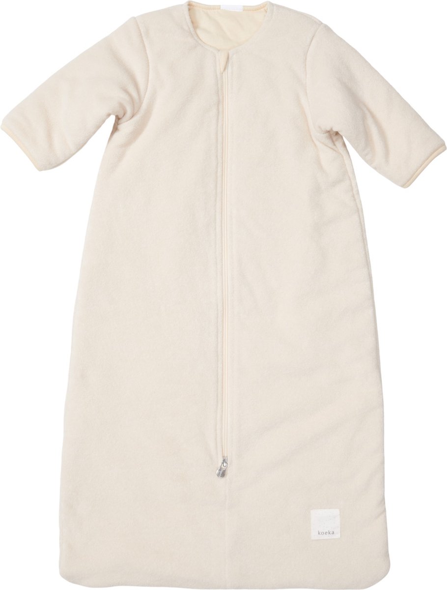 Koeka baby slaapzak met mouw Royan - wit - 80 cm