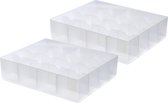 Whitefurze Allstore Organiser - 2x - voor opslagbox - 24L en 36L - 37 x 31 x 9 cm