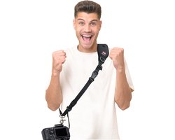 Techvavo® Verstelbare Camera Strap - Schouderriem voor Digitale en Spiegelreflex Camera - Camera Schouderband - Comfortabel en Duurzaam