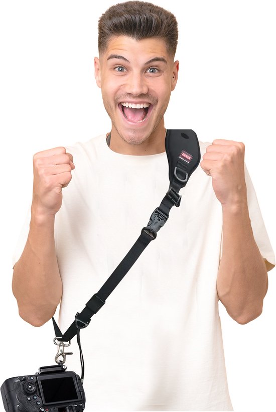 Techvavo® Verstelbare Camera Strap - Schouderriem voor Digitale en Spiegelreflex Camera - Camera Schouderband - Comfortabel en Duurzaam