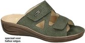 Fidelio Hallux -Dames - groen donker - slippers & muiltjes - maat 39