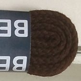 90 cm lange schoenveters in donkerbruin van het Duitse merk Bergal - medium dik - 3.5 x 90 cm Lacets marron foncé 8824 690