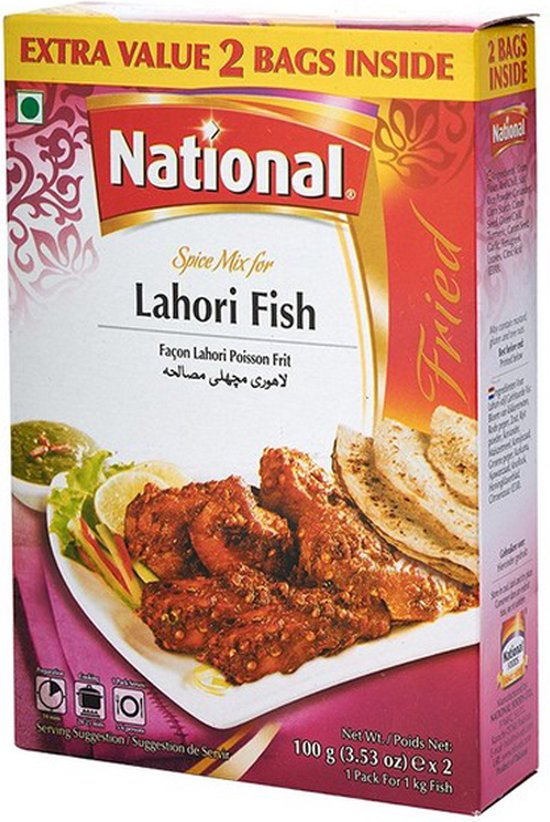 National Spice Mix For Lahori Fish (196g) bol