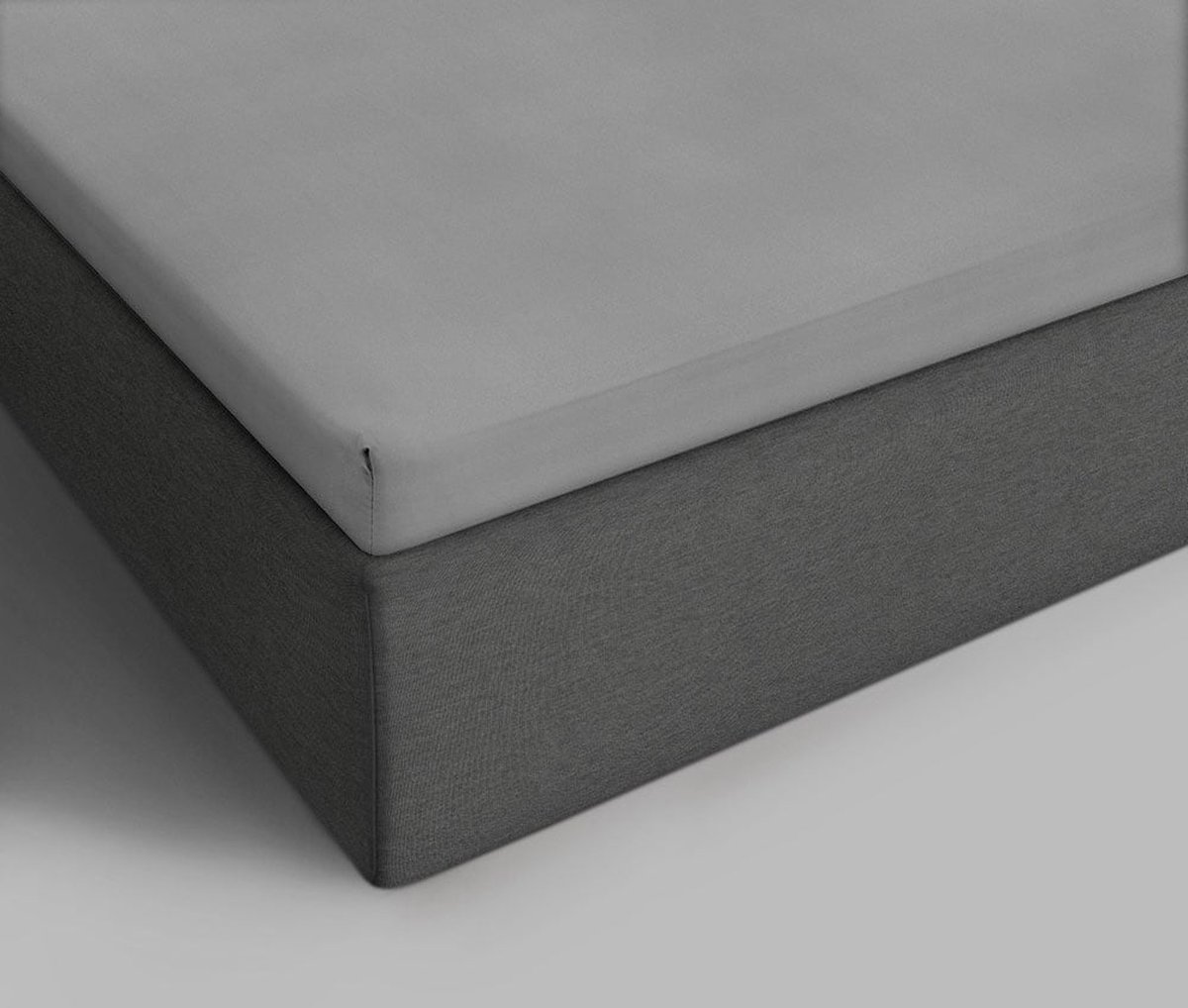 Topper Jersey 200x200/220 cm Grijs