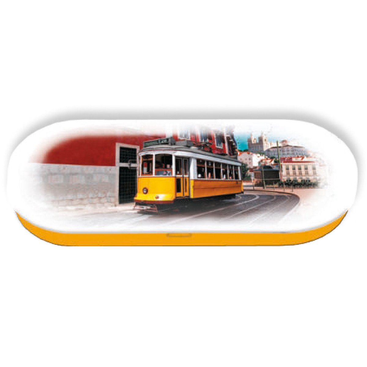 Fridolin metalen brillenkoker Lissabon, Tram 28