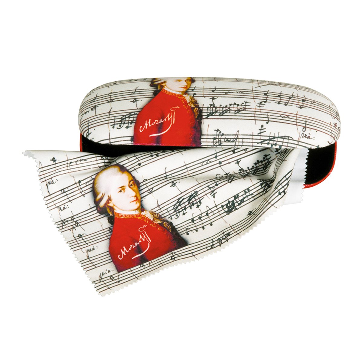 Fridolin hardcase brillenkoker met doekje Mozart