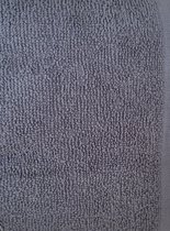 Protège-coussin Housse de chaise de jardin 60x130 cm - Serviette en tissu éponge gris foncé pour chaise de jardin - Serviette de chaise de jardin grise - Housse de chaise