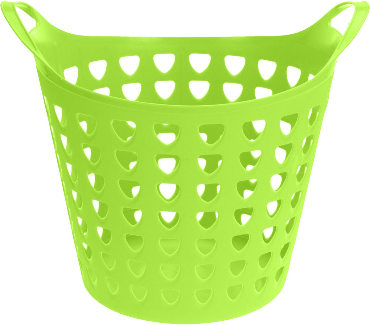 Goedkoopste Excellent Houseware Flexibele wasmand - groen - 26 liter - kunststof - 40 x 42 cm