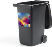 Container sticker Mier - Bloemen - Regenboog - 40x40 cm - Kliko sticker
