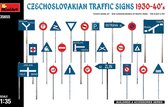 1:35 MiniArt 35655 Czechoslovakian Traffic Signs for Diorama Plastic Modelbouwpakket