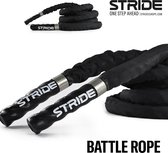 STRIDE - Corde de combat - Corde de fitness - 9 mètres - Noir