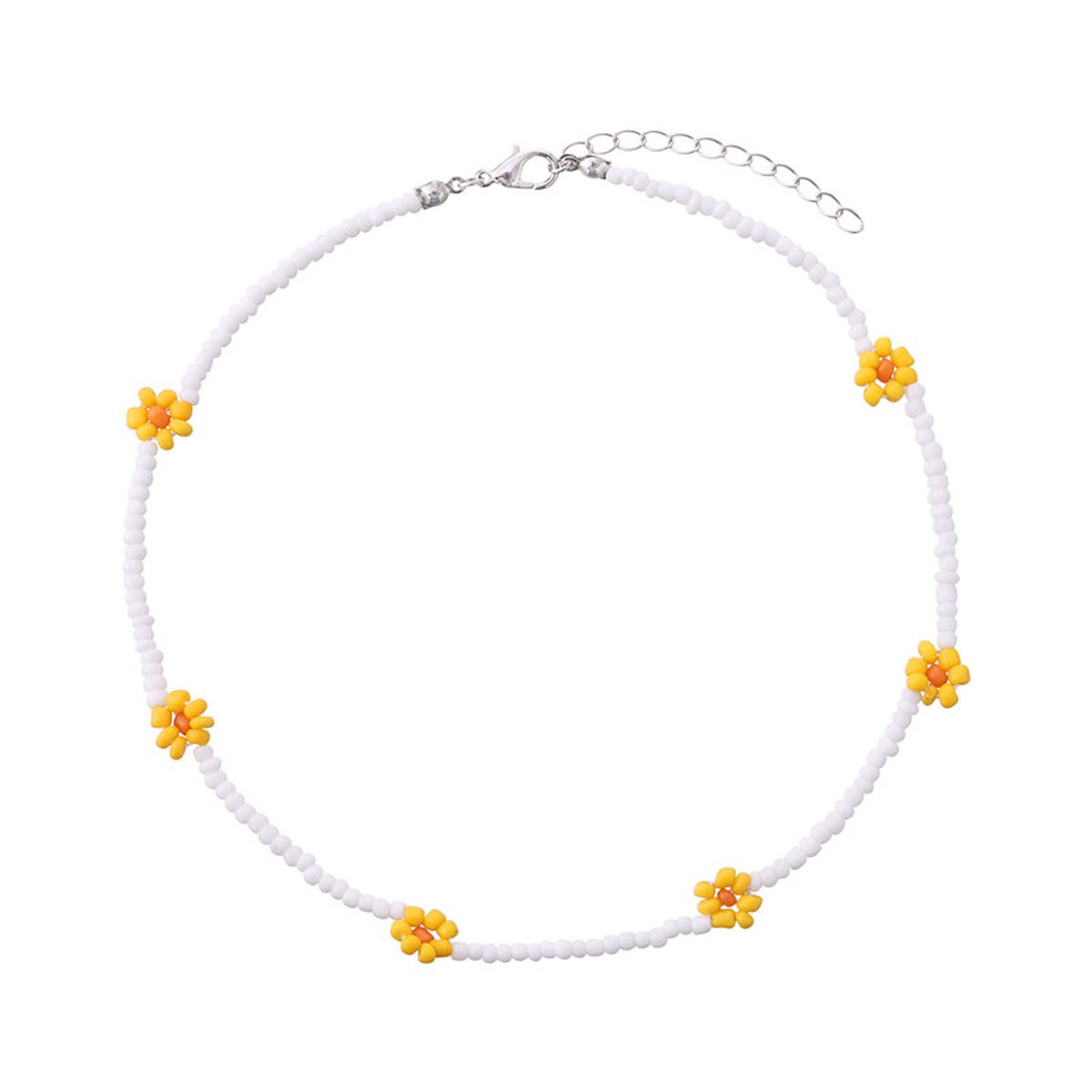 Kralenketting bloemetjes - Daisy - Kralen - Bloemen