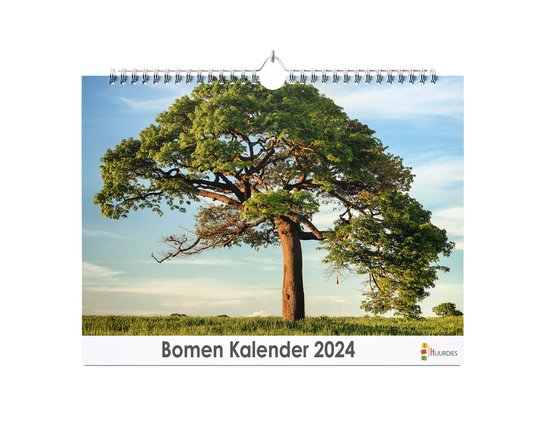 Foto: Huurdies bomen kalender jaarkalender 2024 35x24 300gms