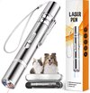 Kattenspeeltjes Laserpen – 5 Laserpatronen – UV Lichtlamp – Zaklamp - USB Oplaadbaar – Laserlampje Kat – Laser Pointer - Inclusief opbergcase