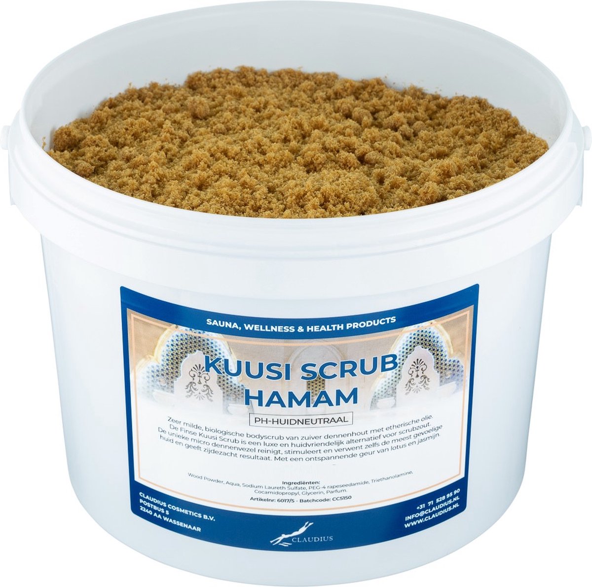 Goedkoopste Kuusi Scrub Hamam - 1 liter - Hydraterende Lichaamsscrub