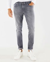 LOGAN Mid Waist/ Slim Leg Jeans Mannen - Grijs - Maat 31