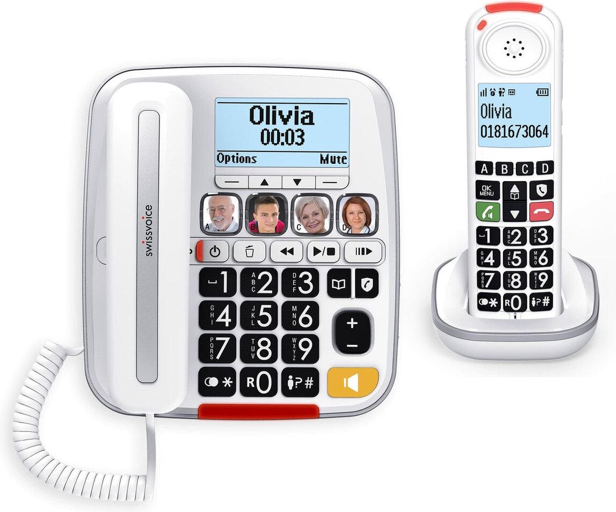 Swissvoice Xtra 2155 - Téléphone interphone + amplificateur de