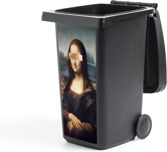 Container sticker Mona Lisa - Schilderij - Verf - 38x80 cm - Kliko sticker