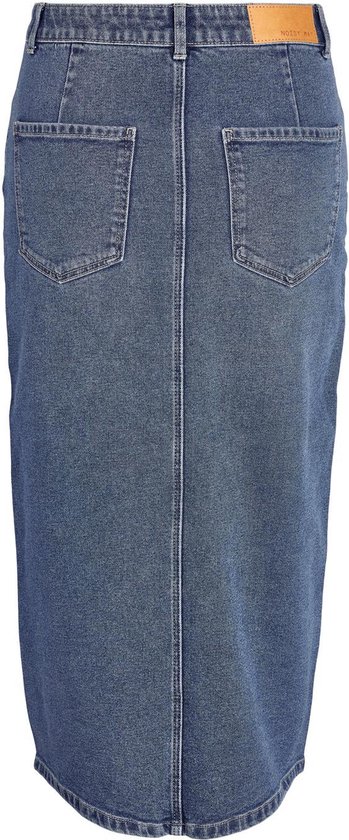Noisy may Rok Nmkath Nw Jupe mi-longue fendue Vi477mb N 27030068 Medium Blue Denim Ladies Size - S