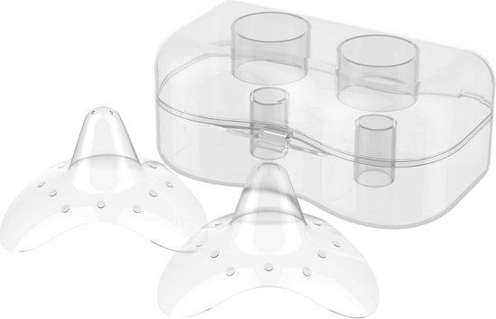 Tepelhoedje - Baby Ono Silicone Tepelbeschermers 2 Stuks incl. Bewaardoosje 823/M